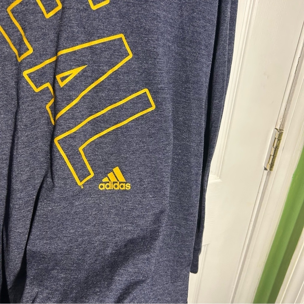 Adidas Real Salt Lake Navy Hooded T-shirt V-Neck MLS Soccer Women’s XL - Picture 3 of 9